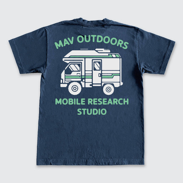 Mobile Unit Tee - Blue Dusk