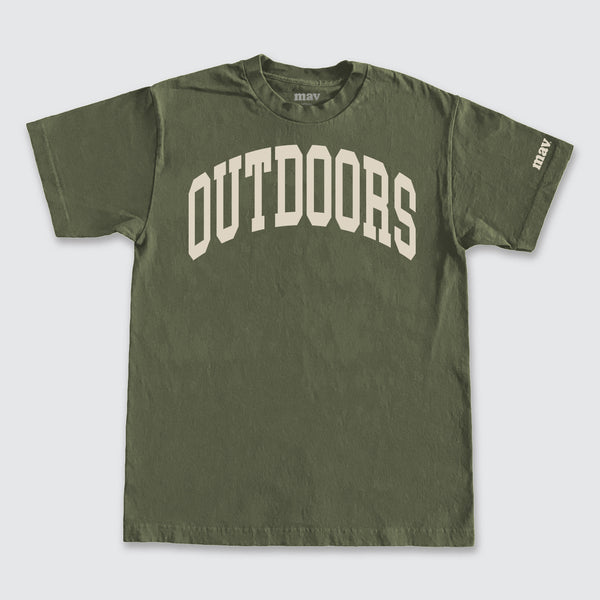 Outdoors Tee - Olive