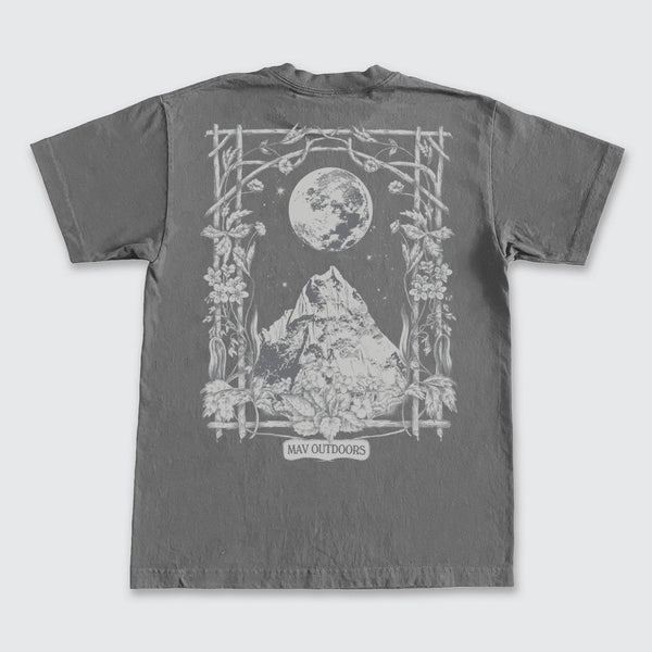 Wildflower Tee - Charcoal