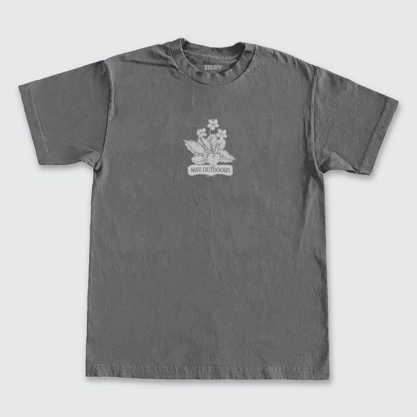 Wildflower Tee - Charcoal
