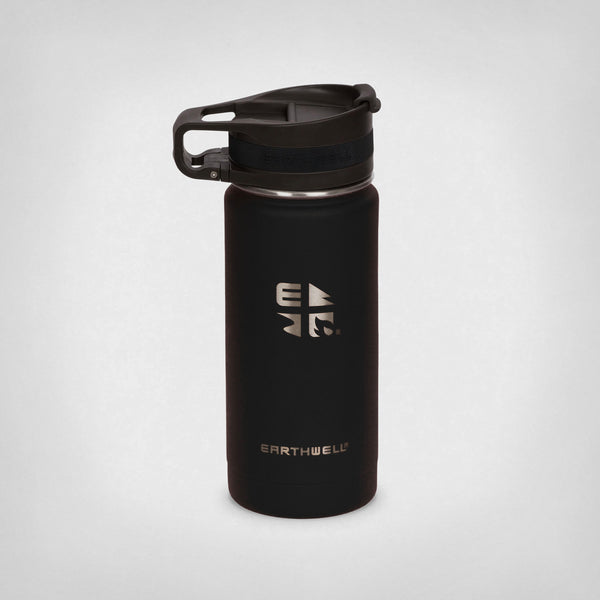 16oz Earthwell® Vacuum Bottle Black
